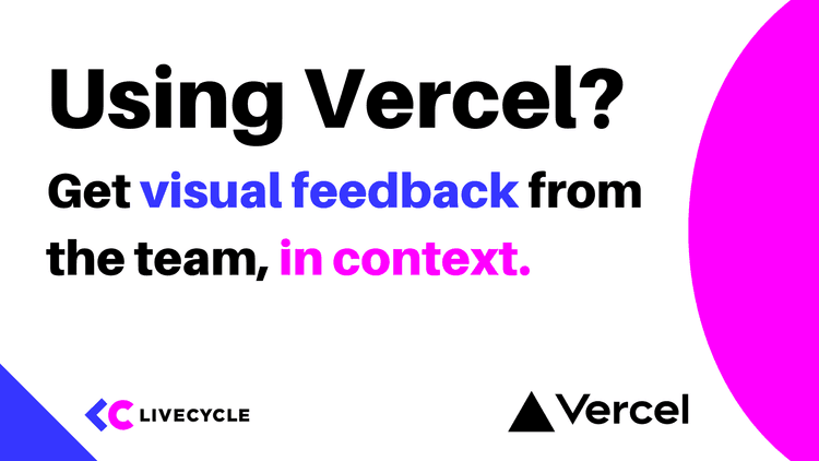 Visual Feedback Examples Using Vercel? Here's how to get visual feedback from the team, in ...