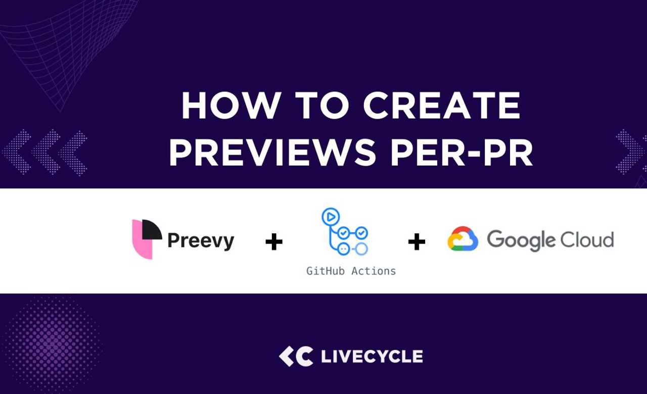 How to Get Previews for Every Pull Request Using Preevy + GitHub Actions + Google Cloud